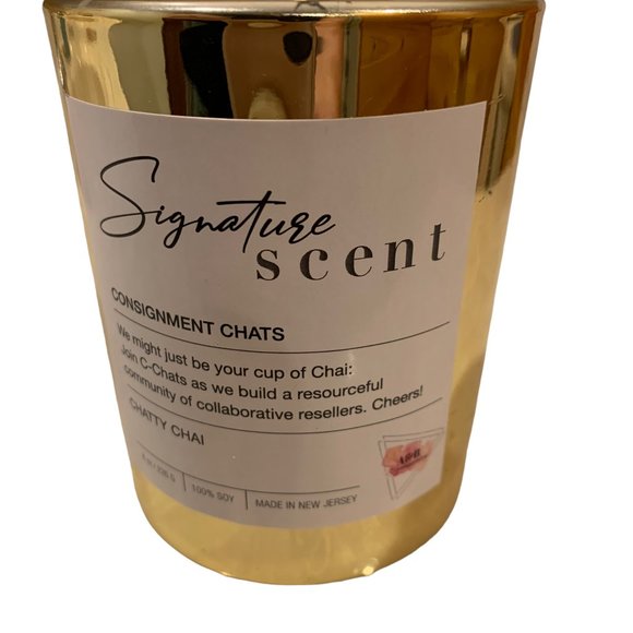 Chatty Chai Hand Poured Soy Wax Candle by Consignment Chats Libby & Molly - Picture 13 of 14